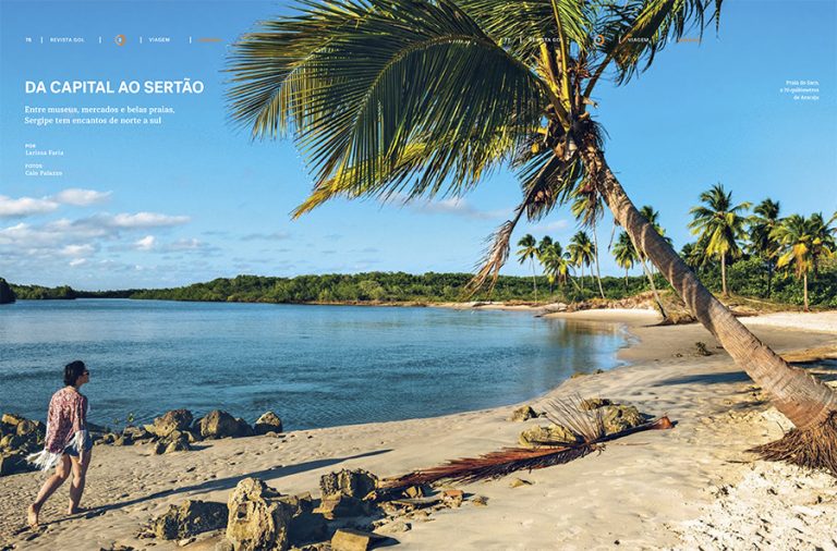 Turismo em Aracaju e Sergipe é destaque em revista de bordo da Gol