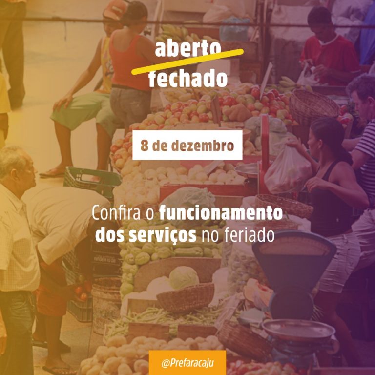 Confira o horário de funcionamento dos serviços municipais no feriado do dia 8