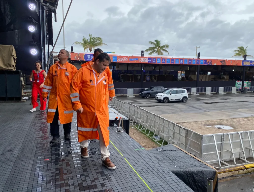 Defesa Civil estadual realiza nova vistoria técnica em estruturas dos festejos juninos da Orla da Atalaia