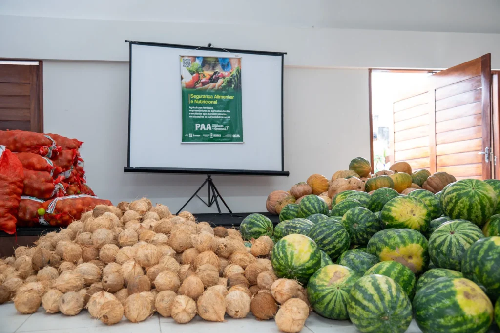 Governo realiza maior entrega do PAA deste ano com 28 toneladas de alimentos distribuídos para cinco municípios