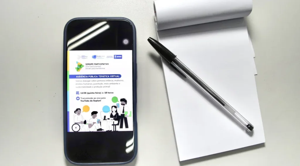 Governo de Sergipe marca audiência pública on-line para discutir PLOA 2026