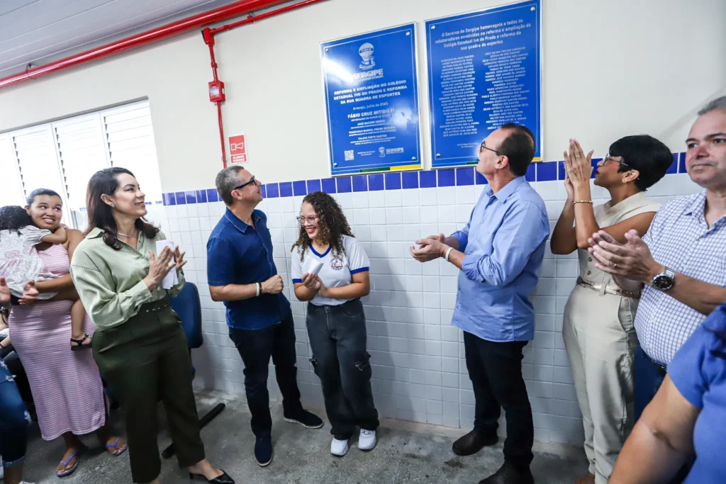 Governo do Estado entrega 76ª obra da Educação em Sergipe com reforma e ampliação do Colégio Ivo do Prado