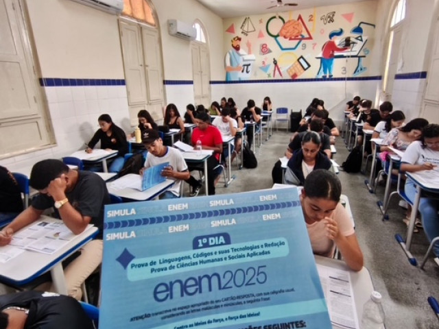 Simulado do Preuni mobiliza cerca de 18 mil alunos em Sergipe no primeiro dia de provas