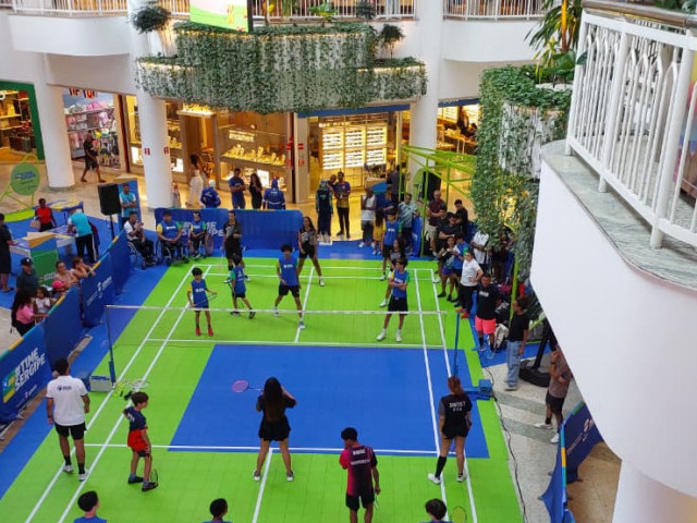 Evento “Time Sergipe” leva quadra esportiva inédita ao shopping RioMar e encerra semana de atividades
