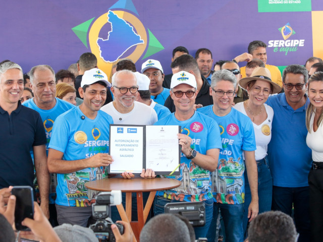 Programa “Sergipe é aqui” desembarca em Salgado e libera obras para 33 mil m² de pavimentação