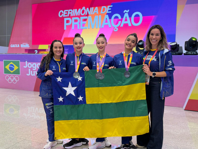 Ginástica rítmica garante quatro medalhas para Sergipe nos Jogos da Juventude 2025