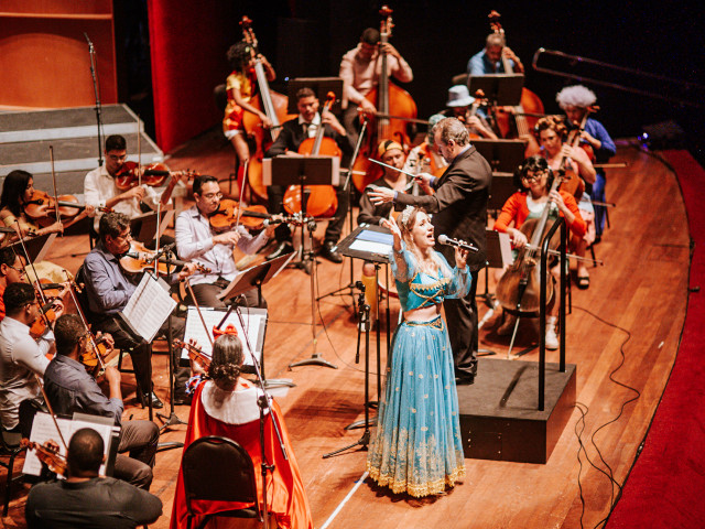 CineOrquestra Kids lota Teatro Tobias Barreto em manhã dedicada às crianças