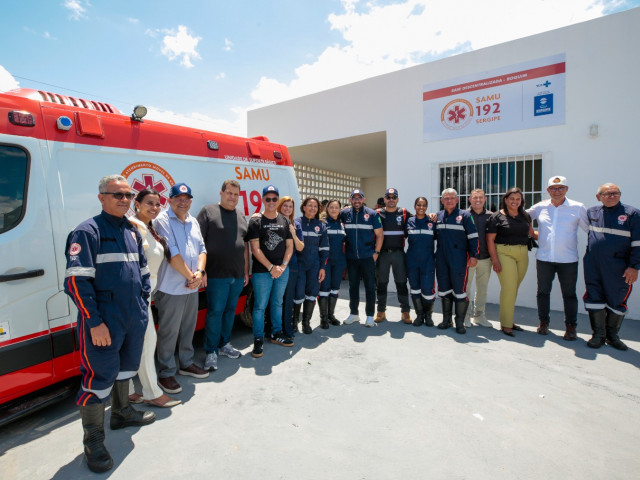 Governo de Sergipe inaugura base do Samu e novo Centro de Especialidades Odontológicas em Boquim