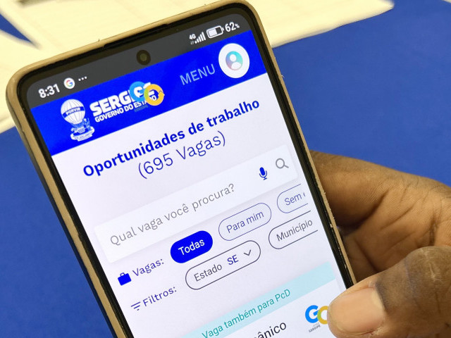 Governo de Sergipe abre 1.015 oportunidades de emprego nesta segunda-feira, 10