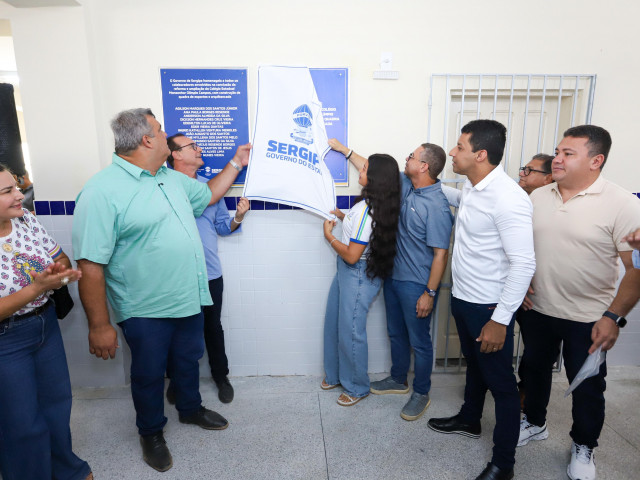 Governo de Sergipe inaugura reforma e ampliação do Colégio Monsenhor Olímpio Campos em Itabaianinha
