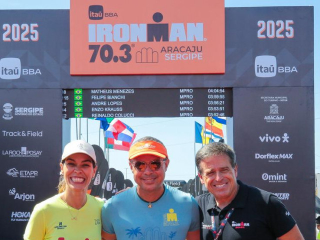 Ironman 70.3 volta a Aracaju com 1,3 mil atletas de 11 países e apoio do Governo de Sergipe