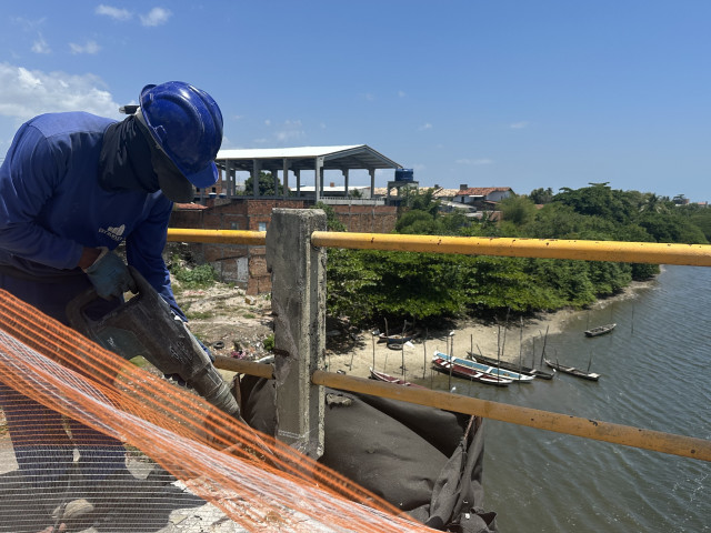 Governo inicia recuperação da ponte sobre o Rio do Sal na SE-090