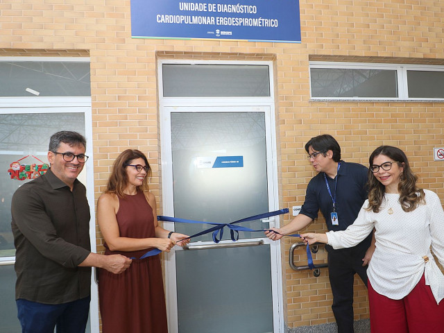 Governo inaugura primeira sala de ergoespirometria da rede pública no CER IV