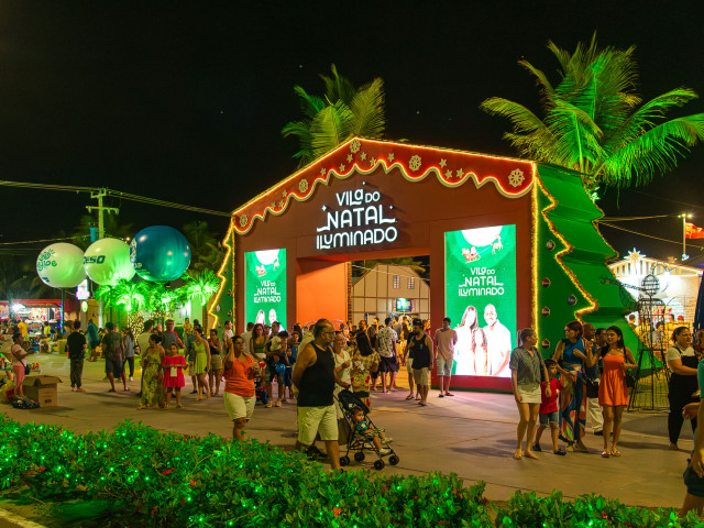 Vila do Natal Iluminado 2025 anima cadeia turística de Sergipe
