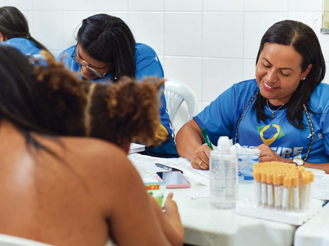 Ação itinerante incentiva cadastro de doadores de medula óssea em Malhada dos Bois