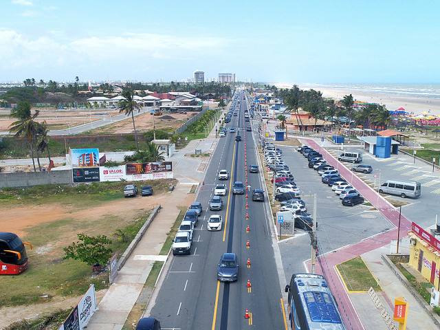 Faixa reversível da SE-100 funcionará em horário estendido no Carnaval