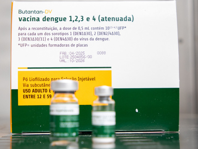 Sergipe recebe 7,9 mil doses da vacina do Butantan contra a dengue