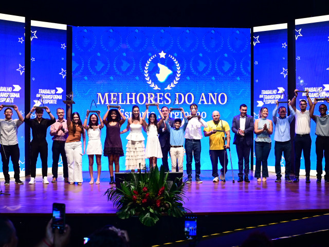 Cerimônia Melhores do Ano 2025 reconhece atletas sergipanos em noite de gala no Teatro Atheneu