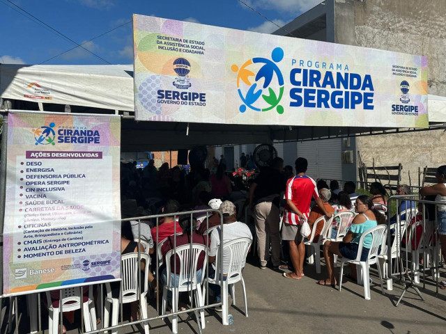 Ciranda Sergipe leva serviços de saúde, cidadania e inclusão a moradores de Poço Verde