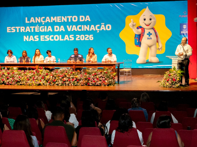 Sergipe inicia plano de vacinação em escolas públicas para ampliar proteção de crianças e adolescentes em 2026