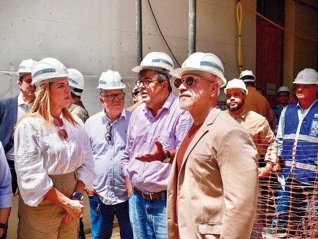 Governadora interina visita obras da futura Pinacoteca de Sergipe no Centro de Aracaju