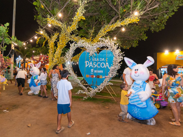 Vila da Páscoa 2026 encerra programação na Orla da Atalaia com grande participação popular