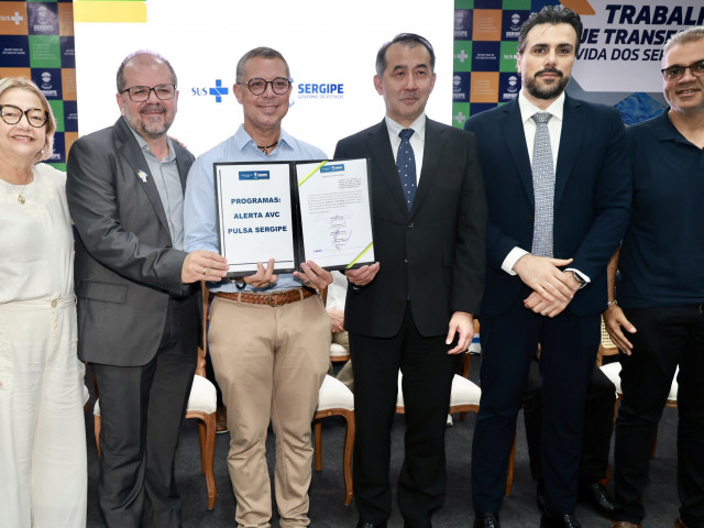 Sergipe lança programas Alerta AVC e Pulsa Sergipe e reforça transporte inter-hospitalar