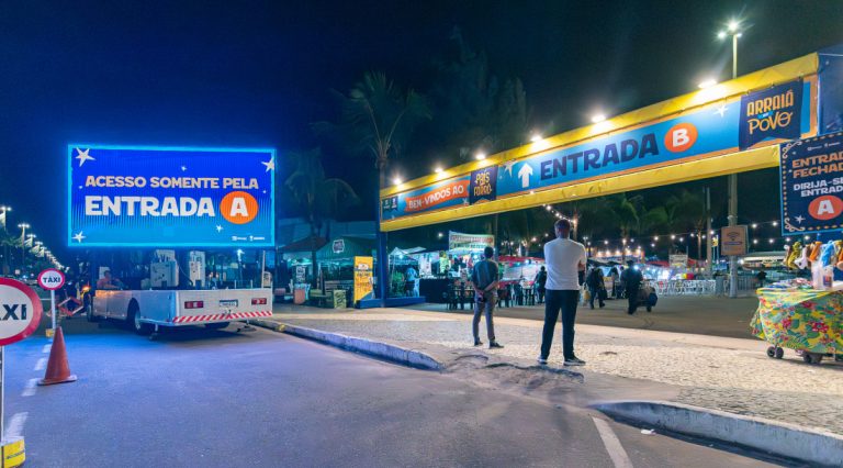 Arraiá do Povo tem acesso exclusivo pela Entrada A nesta quarta-feira