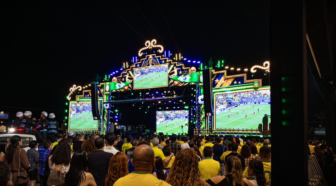 Forró e futebol se unem no Arraiá do Povo na estreia do Brasil na Copa