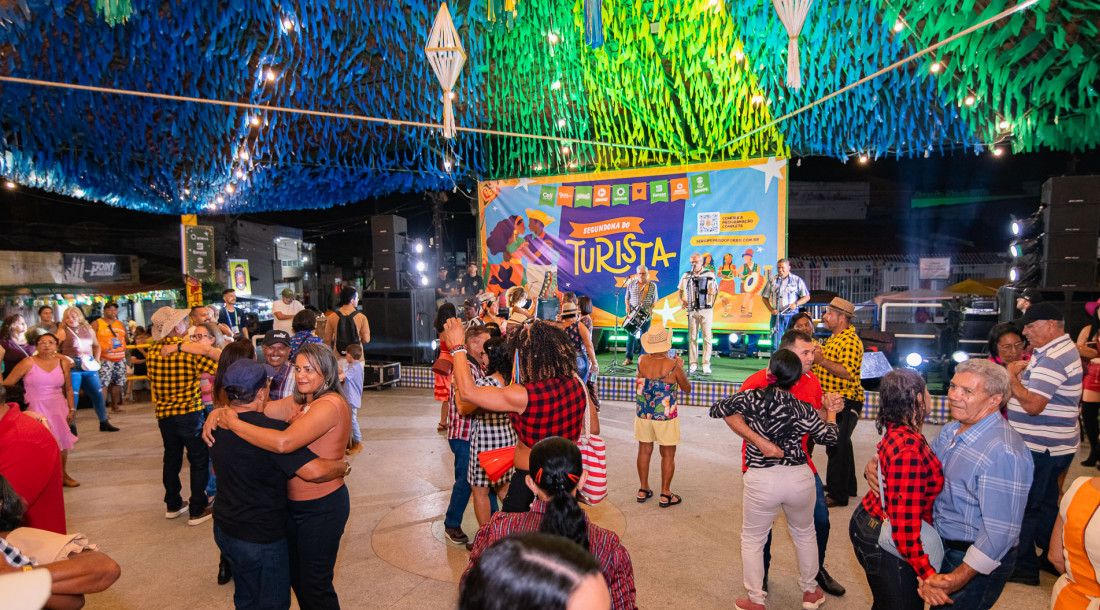 Segundona do Turista traz forró e quadrilha junina na Rua São João nesta segunda, 22
