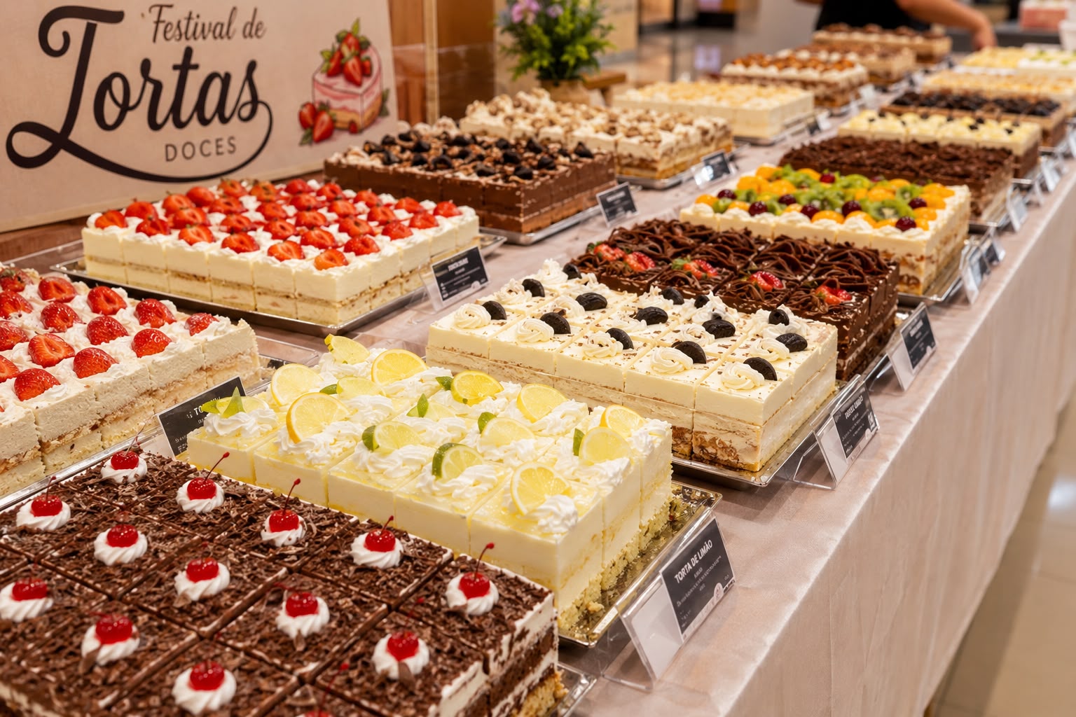 Aracaju Parque Shopping recebe neste sábado um dos maiores festivais de fatias de torta de Sergipe