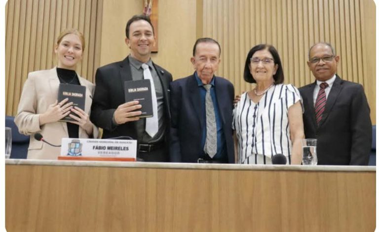 Audiência Pública celebra homenagem aos 78 anos da Sociedade Bíblica do Brasil por requerimento do vereador de Fábio Meireles (PDT)
