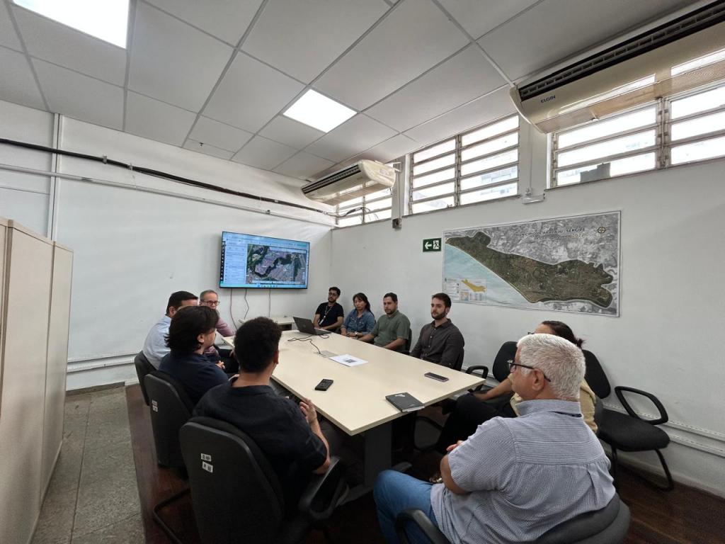 Aracaju e SPU fortalecem laços com intercâmbio em geoprocessamento