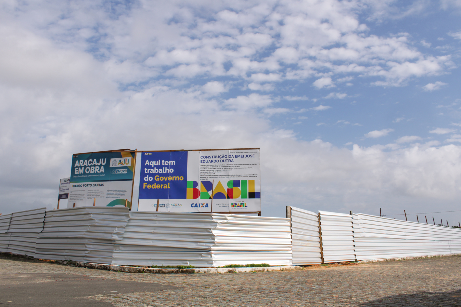 Avanço das Obras da Nova Escola Infantil em Porto Dantas é Acompanhado pela Prefeitura
