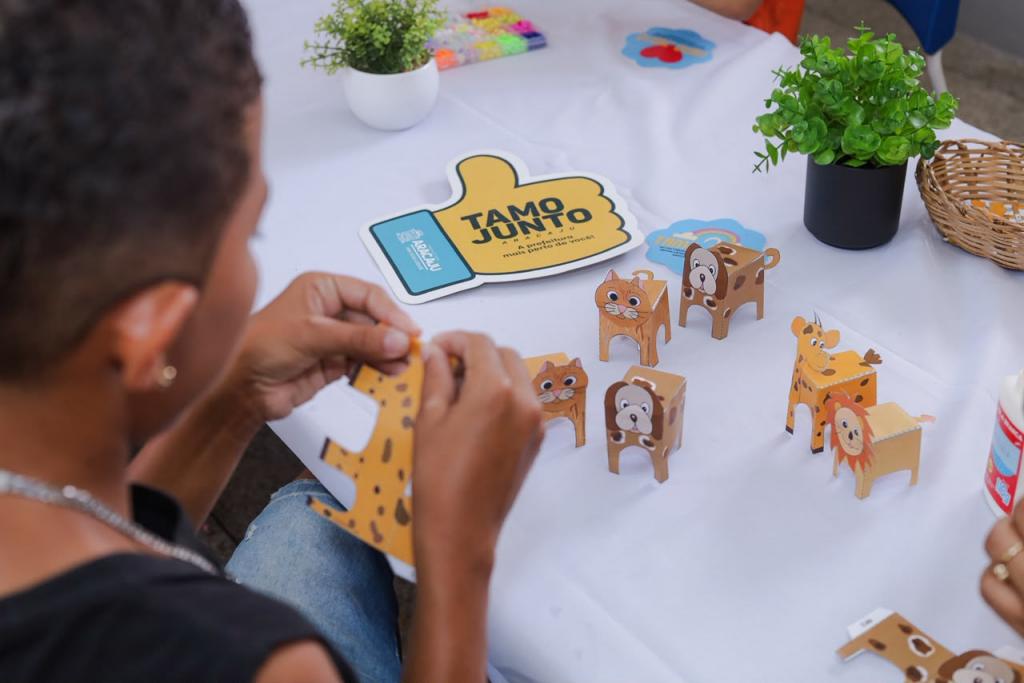 Tamo Junto Aracaju: Semed promove atividades lúdicas para estimular crianças
