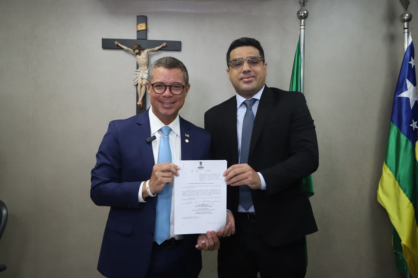 Rogério Carvalho e André Moura serão candidatos ao Senado na chapa de Fábio Mitidieri