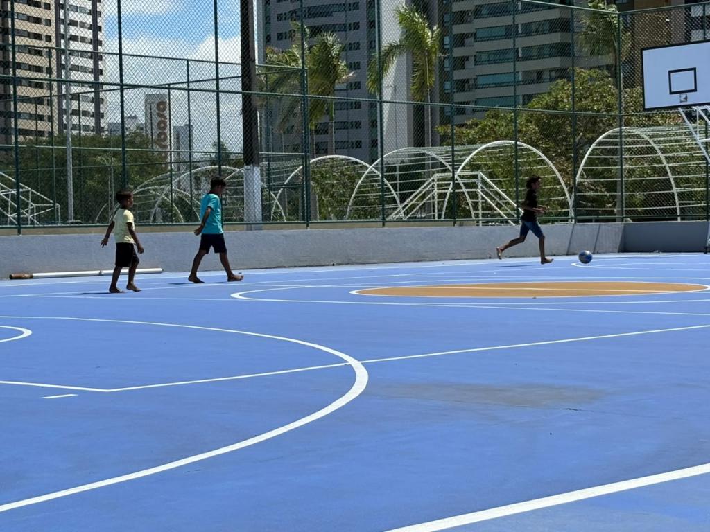 Cras Benjamim Alves leva crianças ao Parque da Sementeira