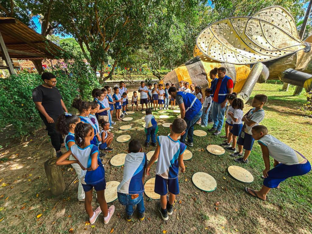 Horto Municipal de Aracaju une educação ambiental e primeira infância