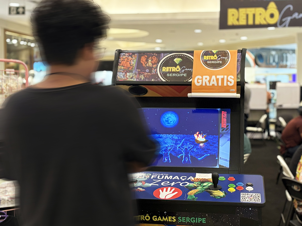 Viva a nostalgia na Retrô Games do Shopping Jardins