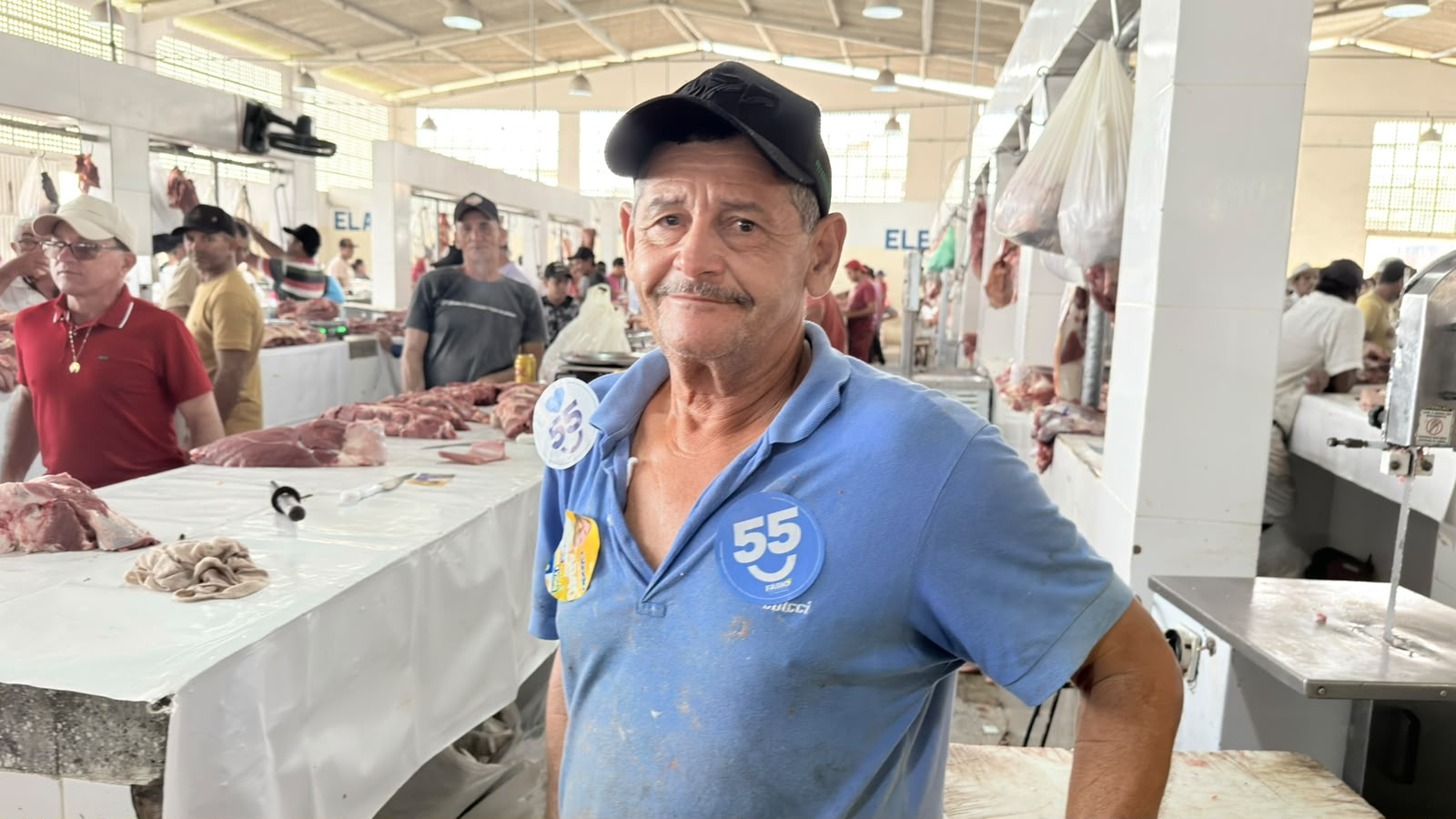 José Nivaldo Lima, feirante há mais de 40 anos