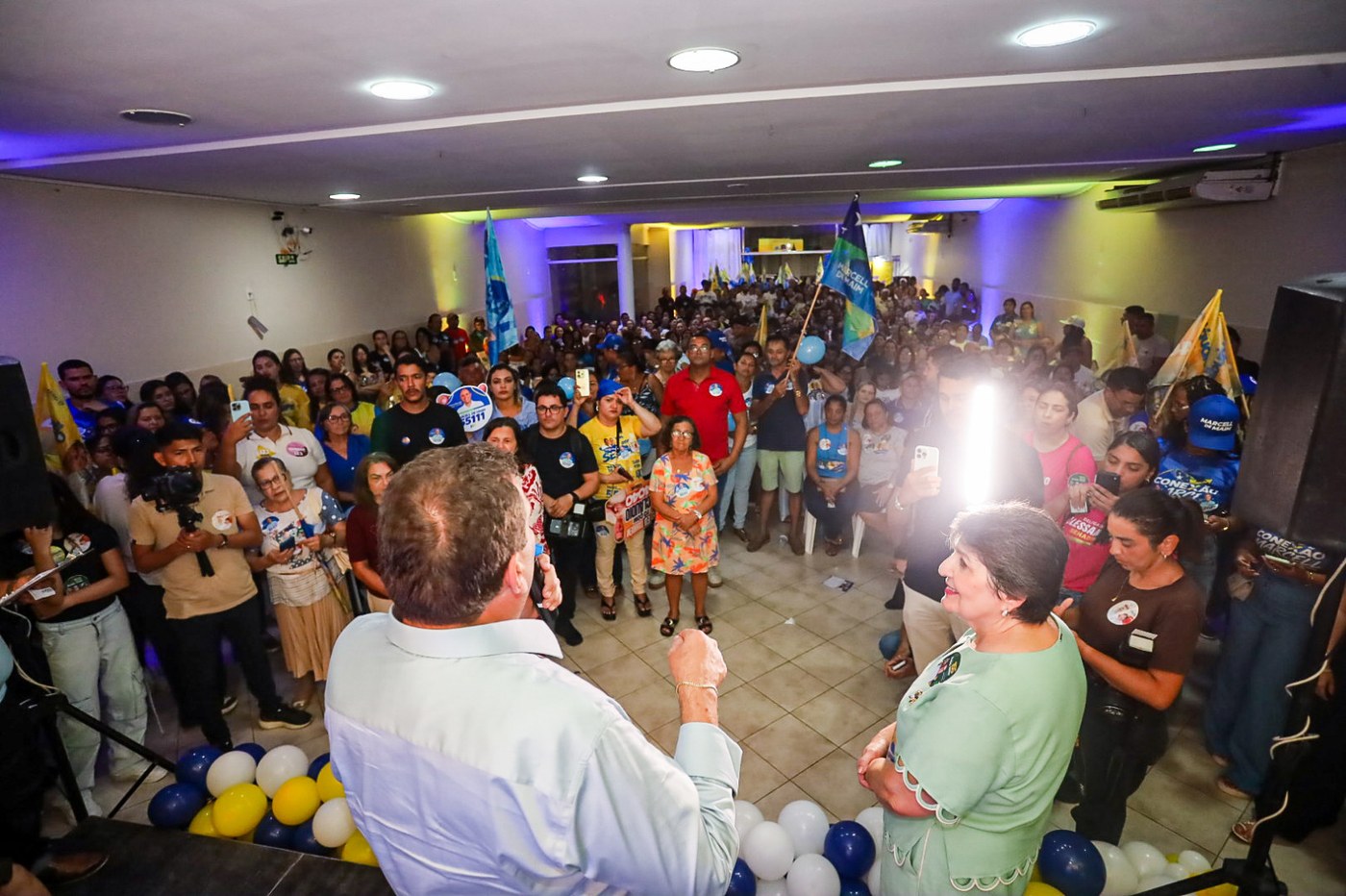 O candidato falou aos participantes durante o encontro em Itabaiana
