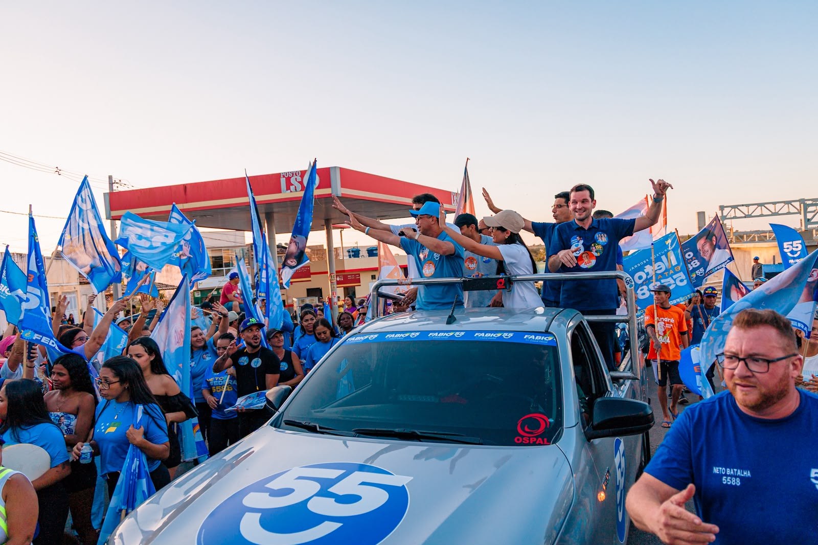Carro de som abre a carreata de Fábio Mitidieri em Itabi