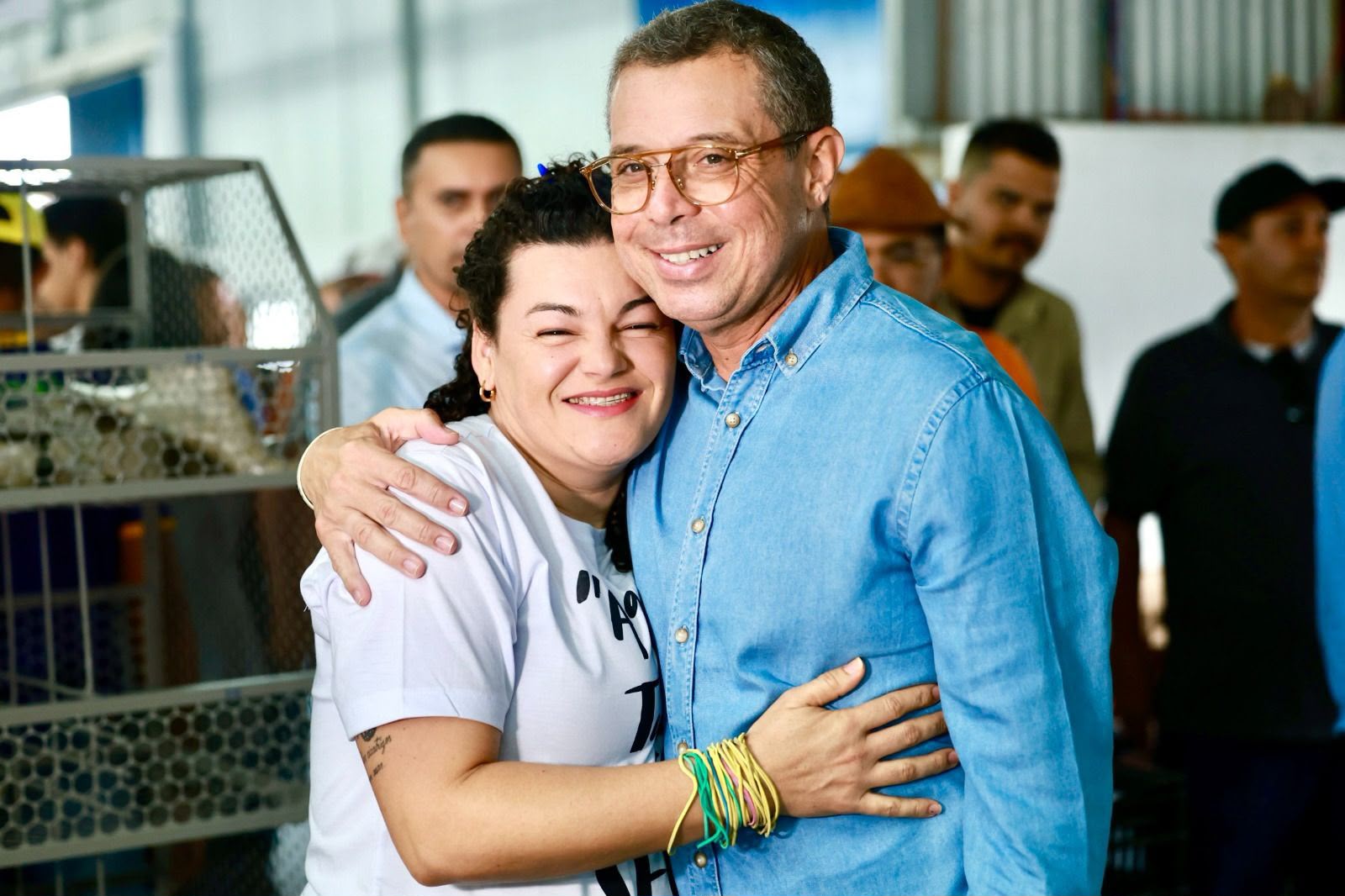 Governador Fábio Mitidieri durante agenda de campanha em Sergipe