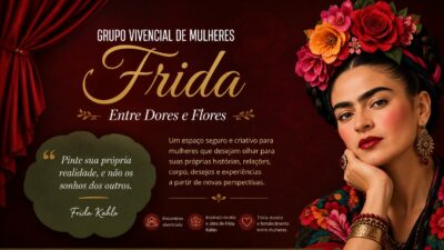 Grupo vivencial feminino inspirado em Frida Kahlo chega a Aracaju