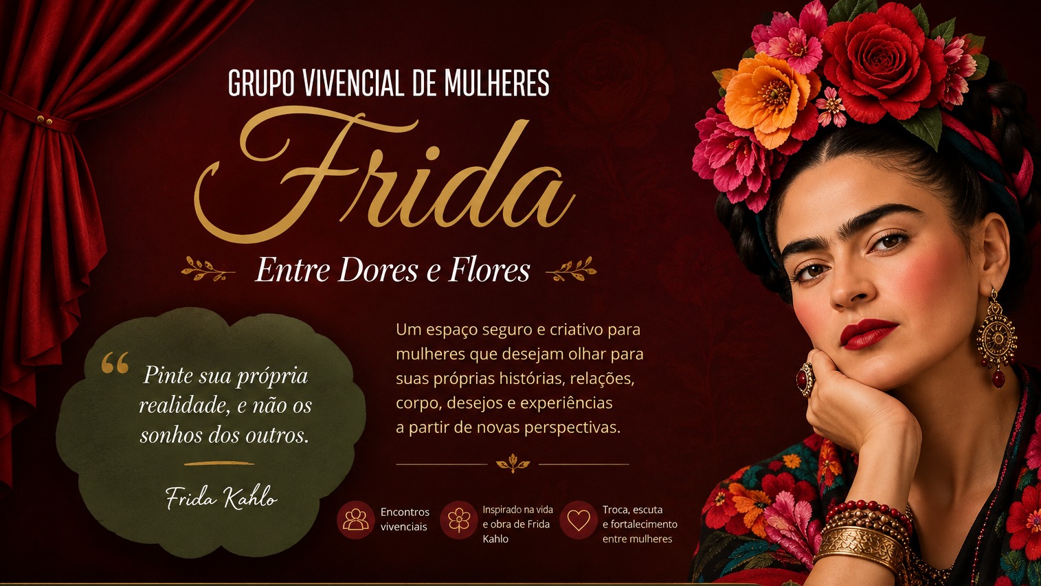 Grupo vivencial feminino inspirado em Frida Kahlo chega a Aracaju
