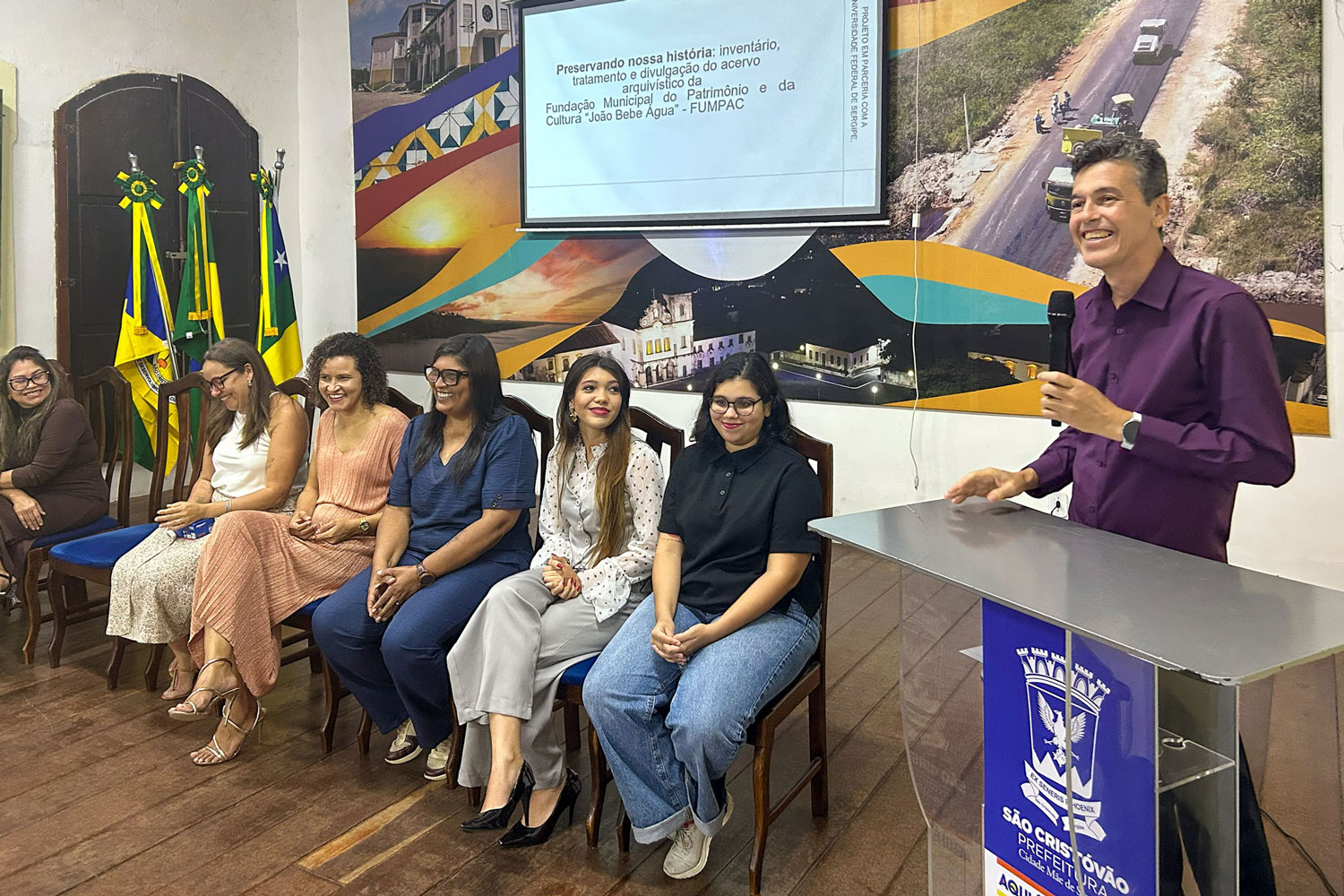 Documentos históricos digitalizados por estudantes e professores da UFS
