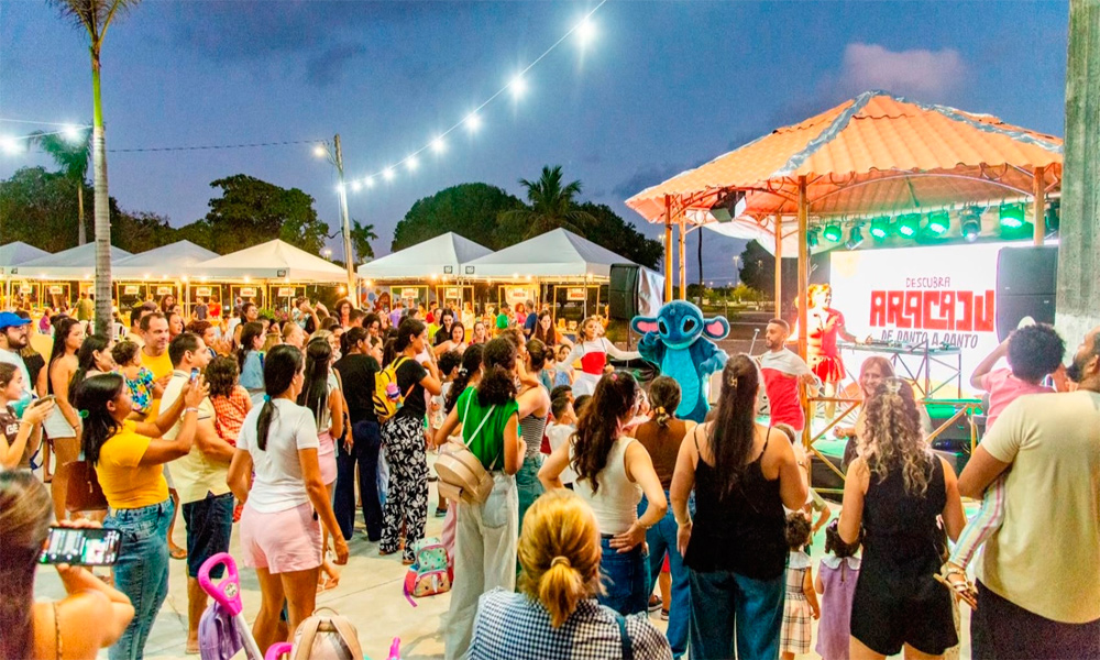 Aracaju vibra com shows gratuitos do Descubra Aracaju em praças e parques