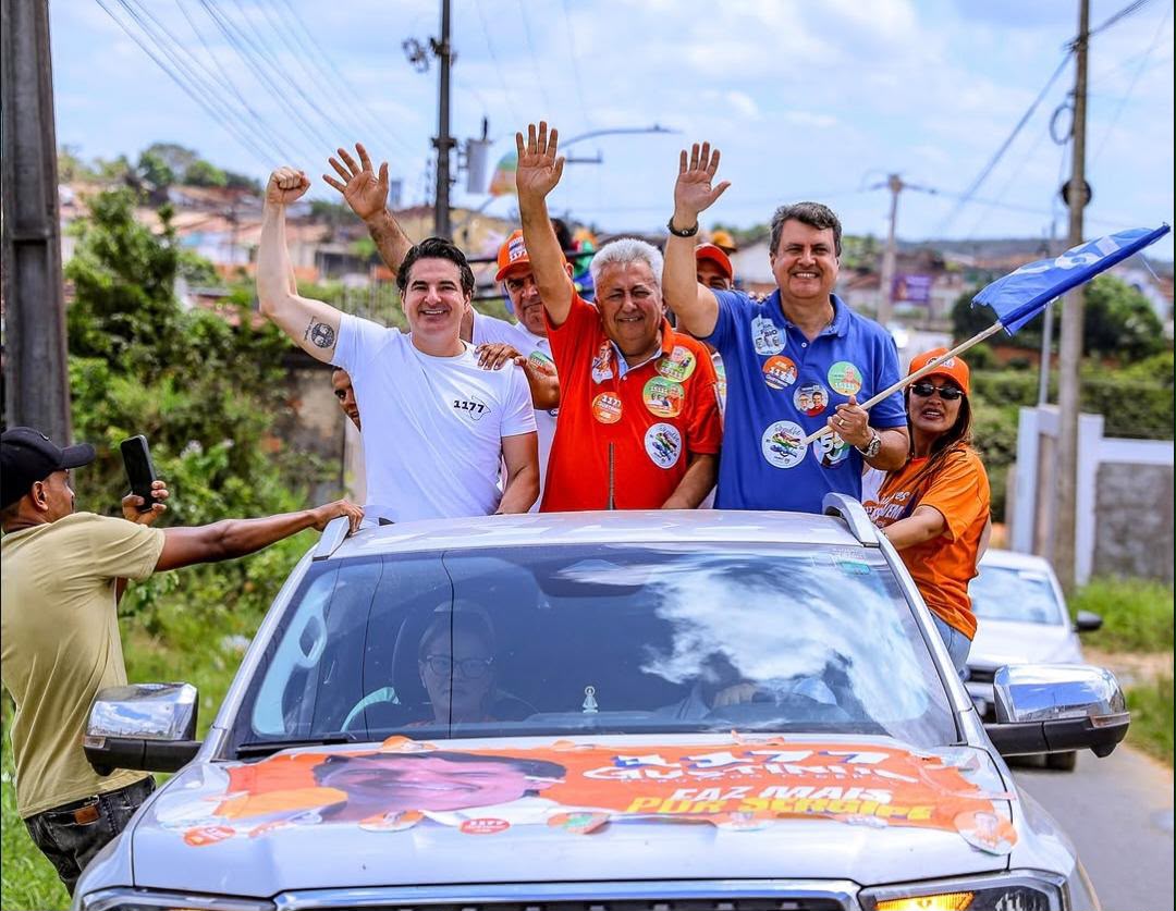Estância recebe a carreata de encerramento de Gustinho Ribeiro