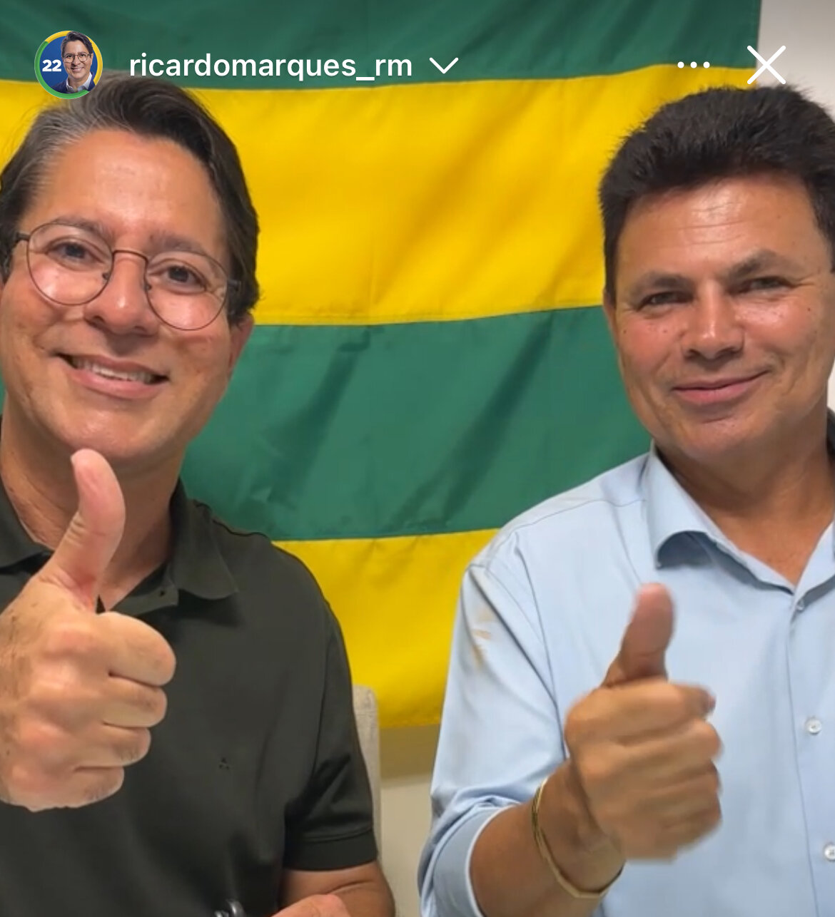 Ricardo Marques anuncia apoio a Valmir em live no Instagram